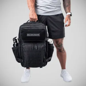 Built For Athletes Large Gym Backpack Black