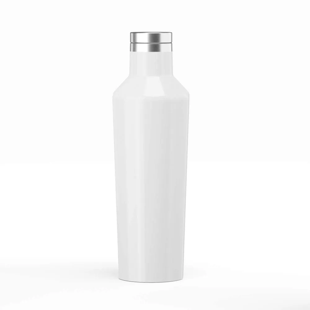 Canteen 16oz Gloss White