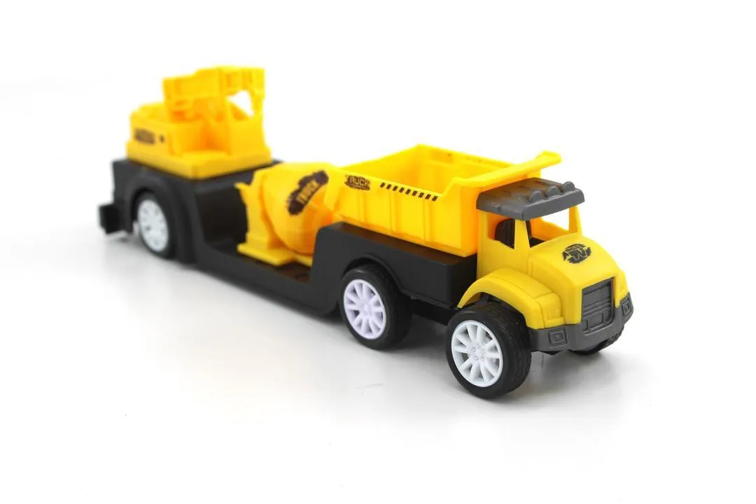 Construction Vehicles Toy Building Kit Educational Puzzle Toys for Kids 4pcs Set