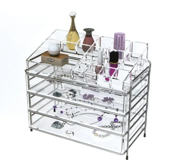 Cosmetic Organizer With 3 tier Drawer