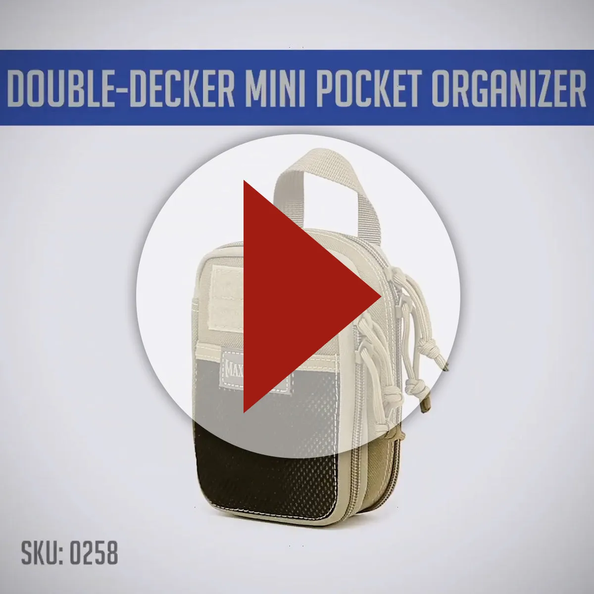 Double-Decker Mini Pocket Organizer