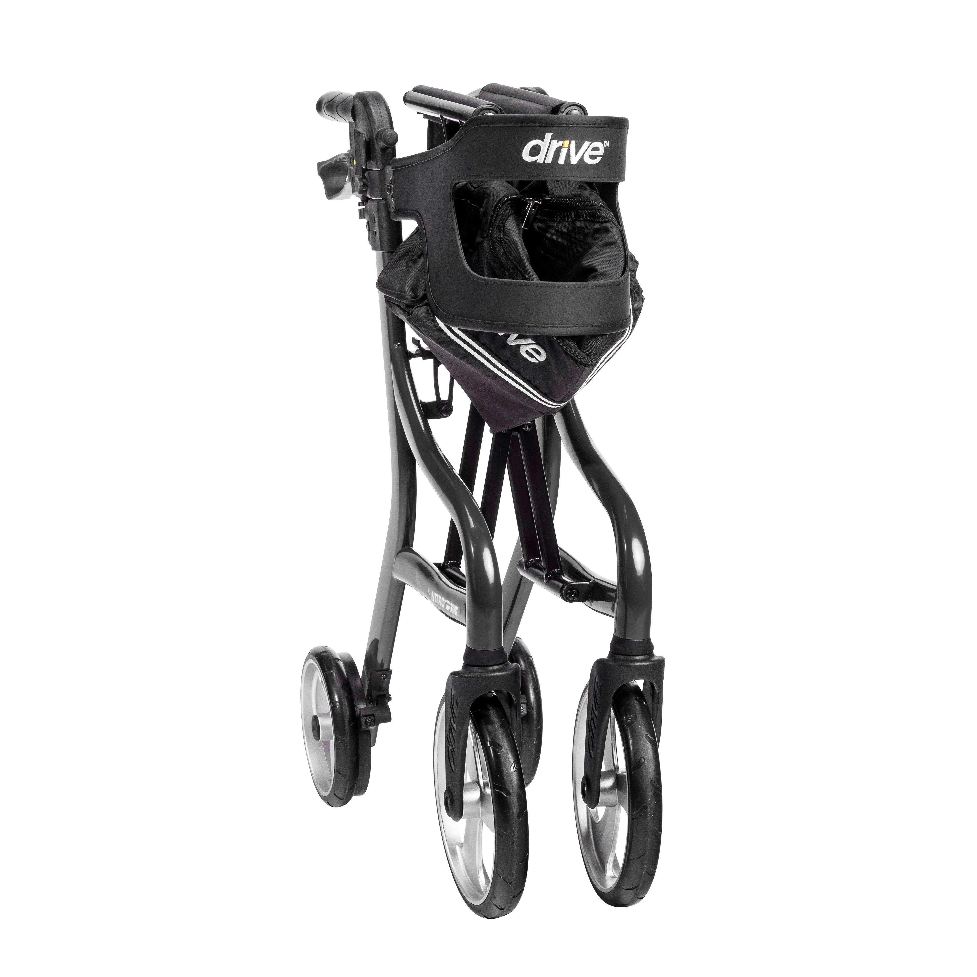 Drive Medical Nitro Sprint Rollator Rolling Walker - Tall