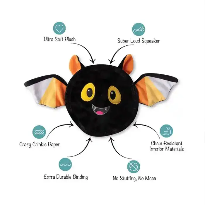 Durable Bat Dog Toy