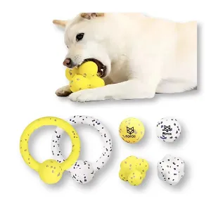 Durable Dog Toys for Aggressive Chewers - Bite-Resistant Teething Toys