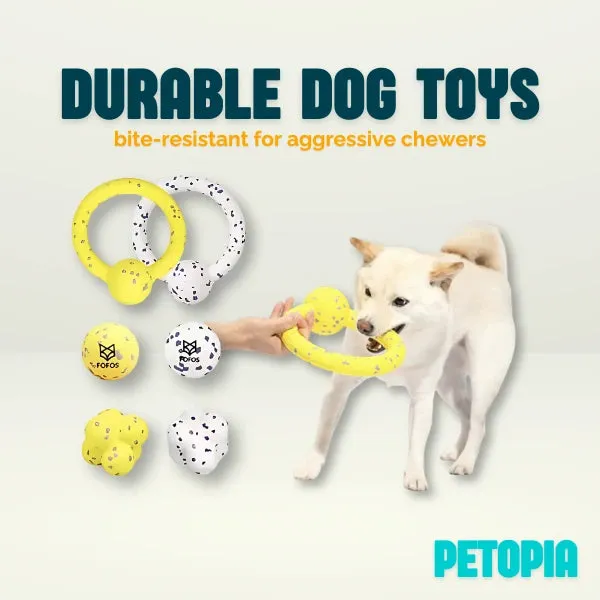 Durable Dog Toys for Aggressive Chewers - Bite-Resistant Teething Toys