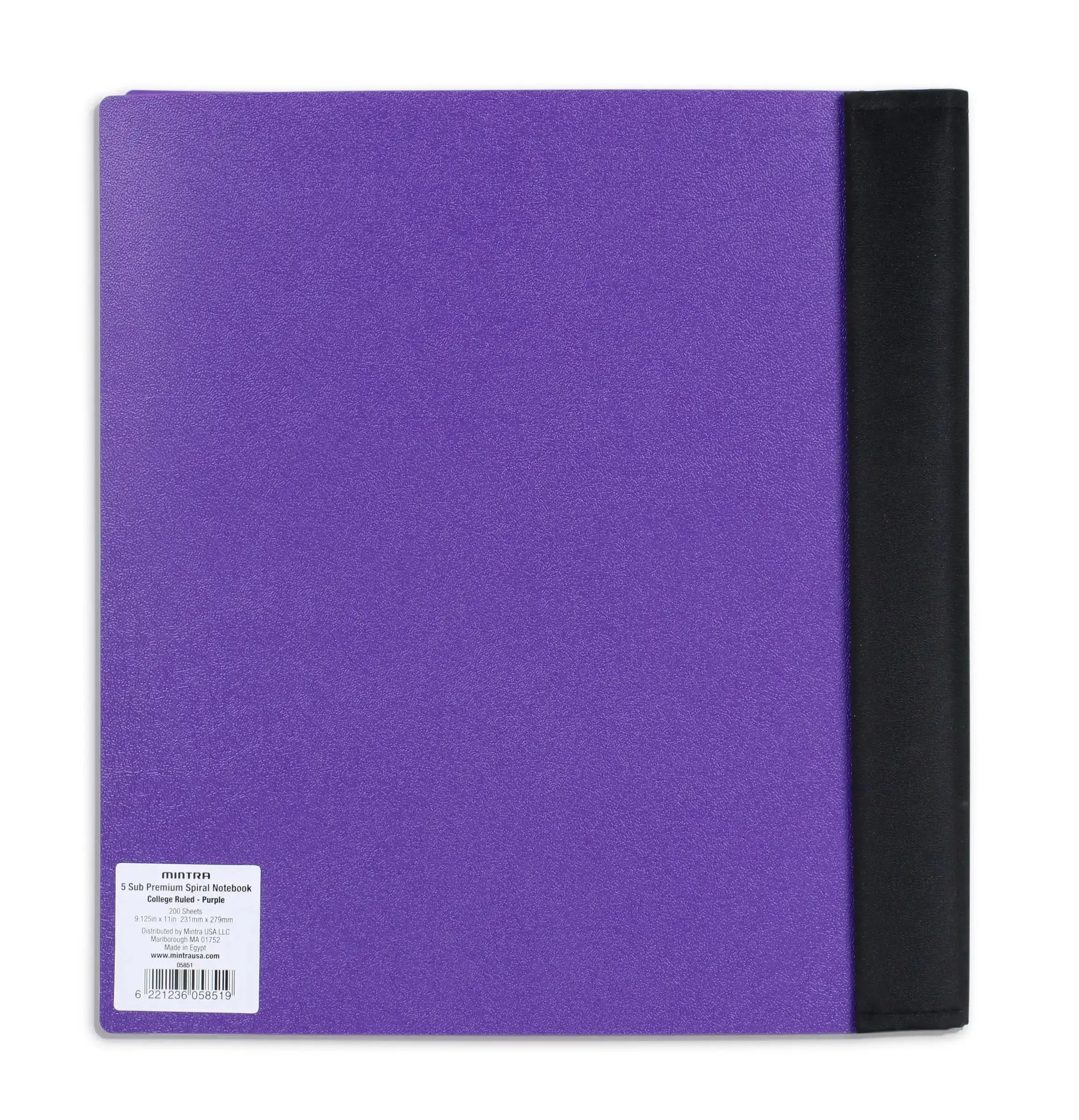 Durable Premium Spiral Notebook (5 Subject)