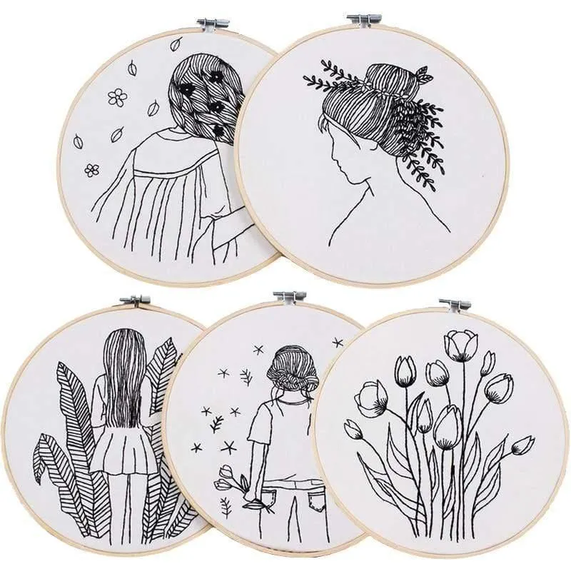 Easy Embroidery Kit for Beginner