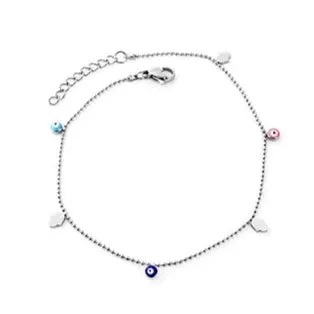 Evil Eye & Hamsa Protection Anklet