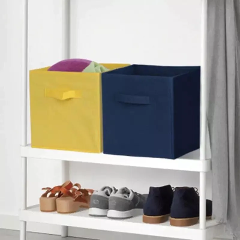 Foldable Cube Storage Box, Large Capacity Clothes Storage Basket