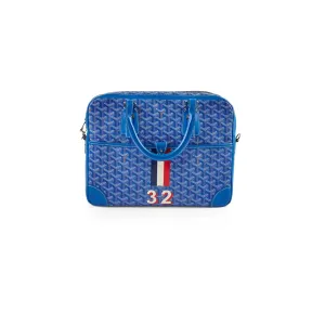 Goyard Ambassade MM Briefcase Blue