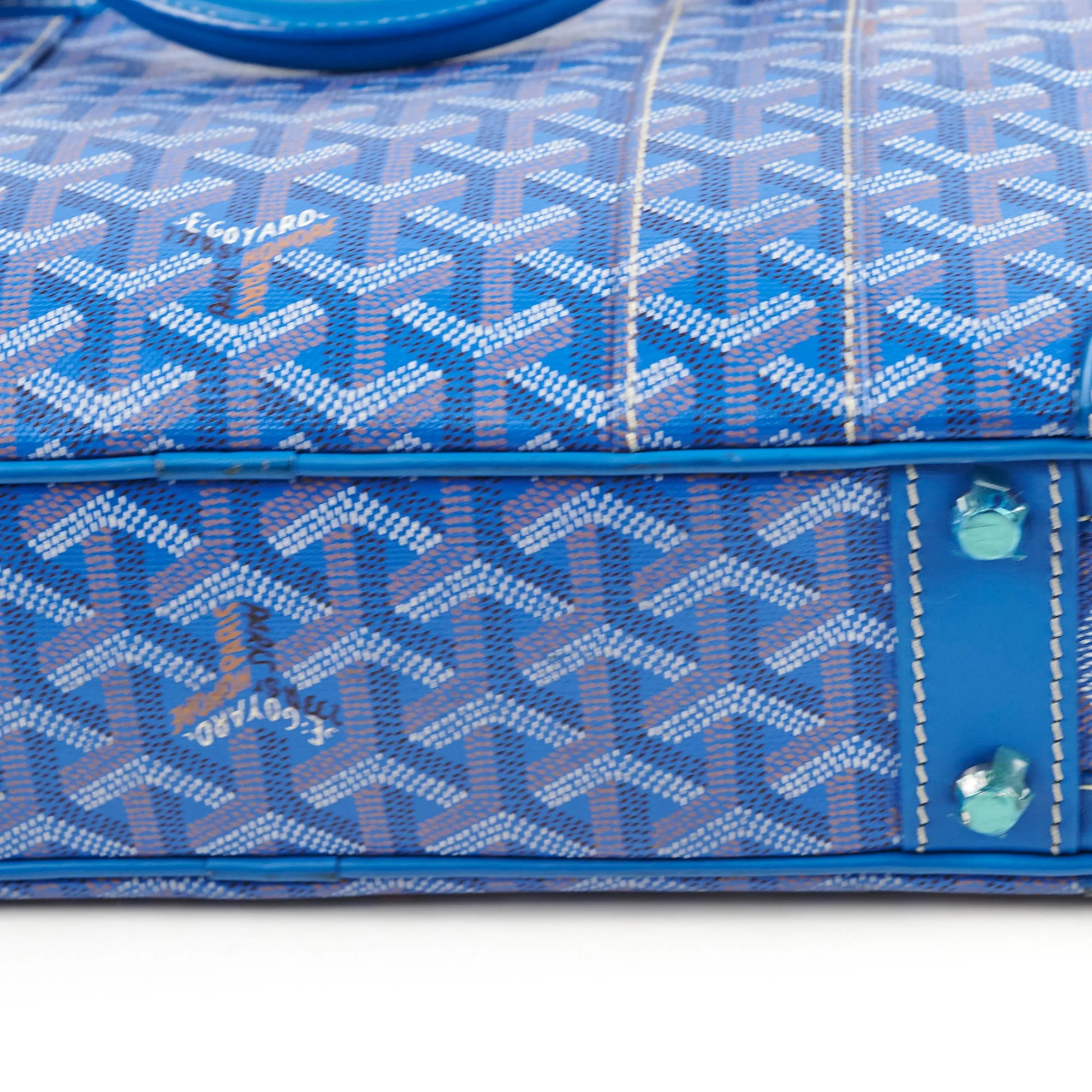 Goyard Ambassade MM Briefcase Blue