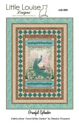 Graceful Splendor Quilt LLD-095e - Downloadable Pattern