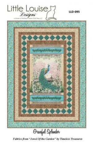 Graceful Splendor Quilt LLD-095e - Downloadable Pattern