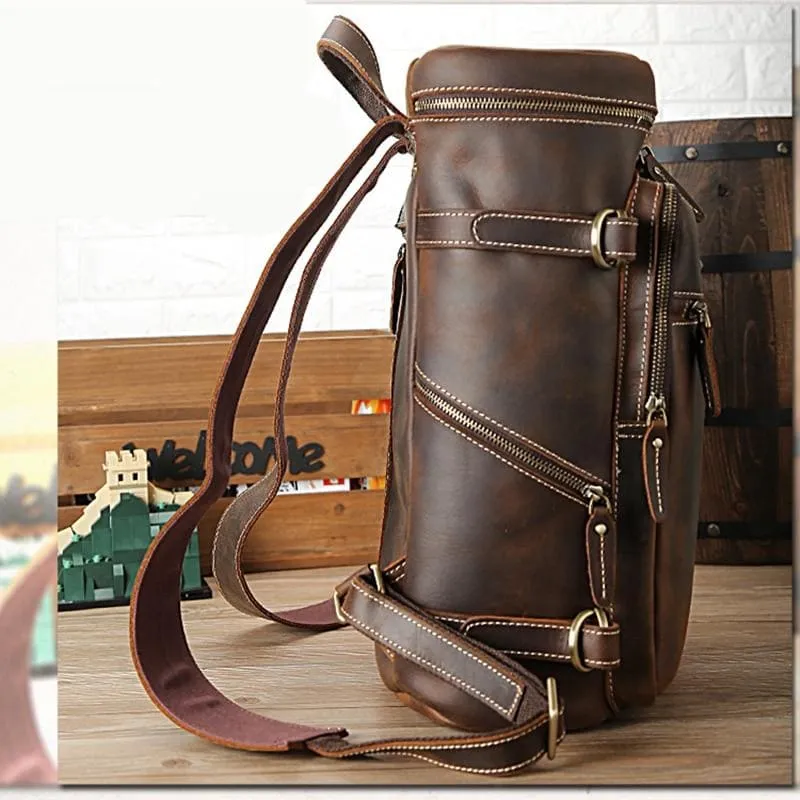 Handmade Vintage Leather Backpack