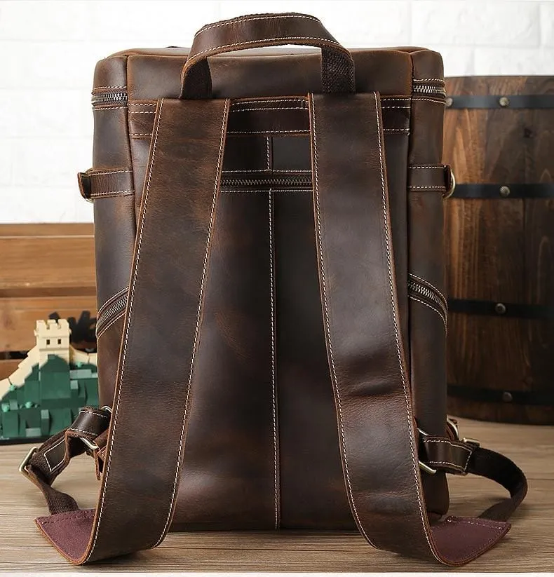 Handmade Vintage Leather Backpack