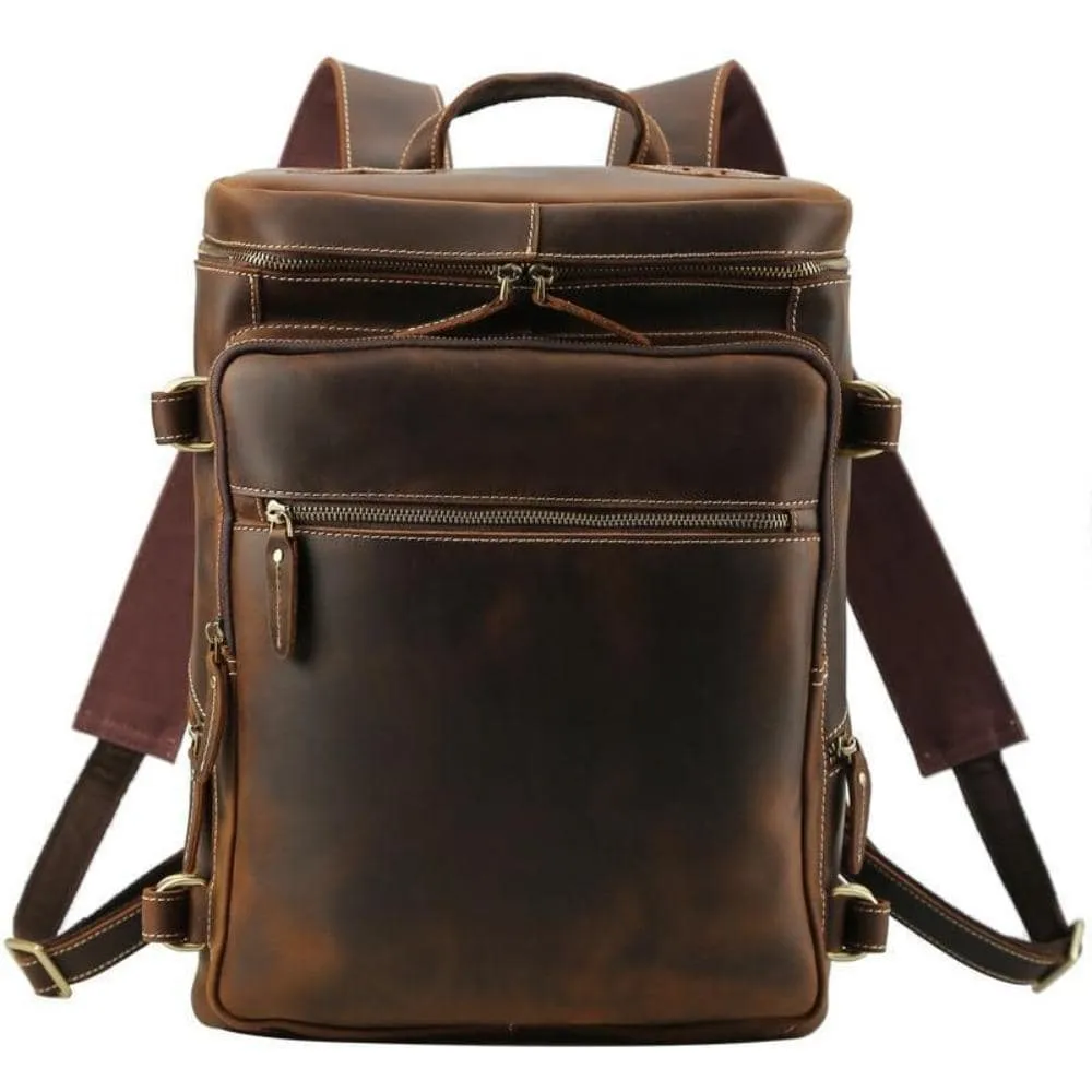 Handmade Vintage Leather Backpack