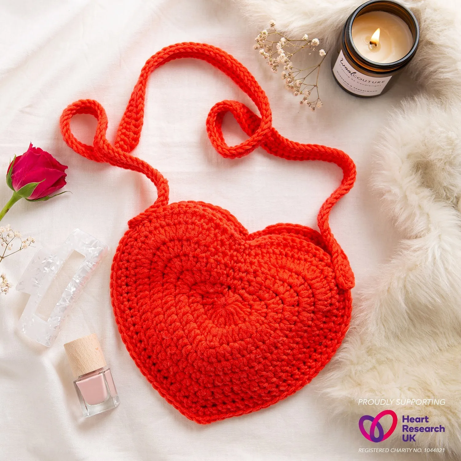 Heart Bag Crochet Kit