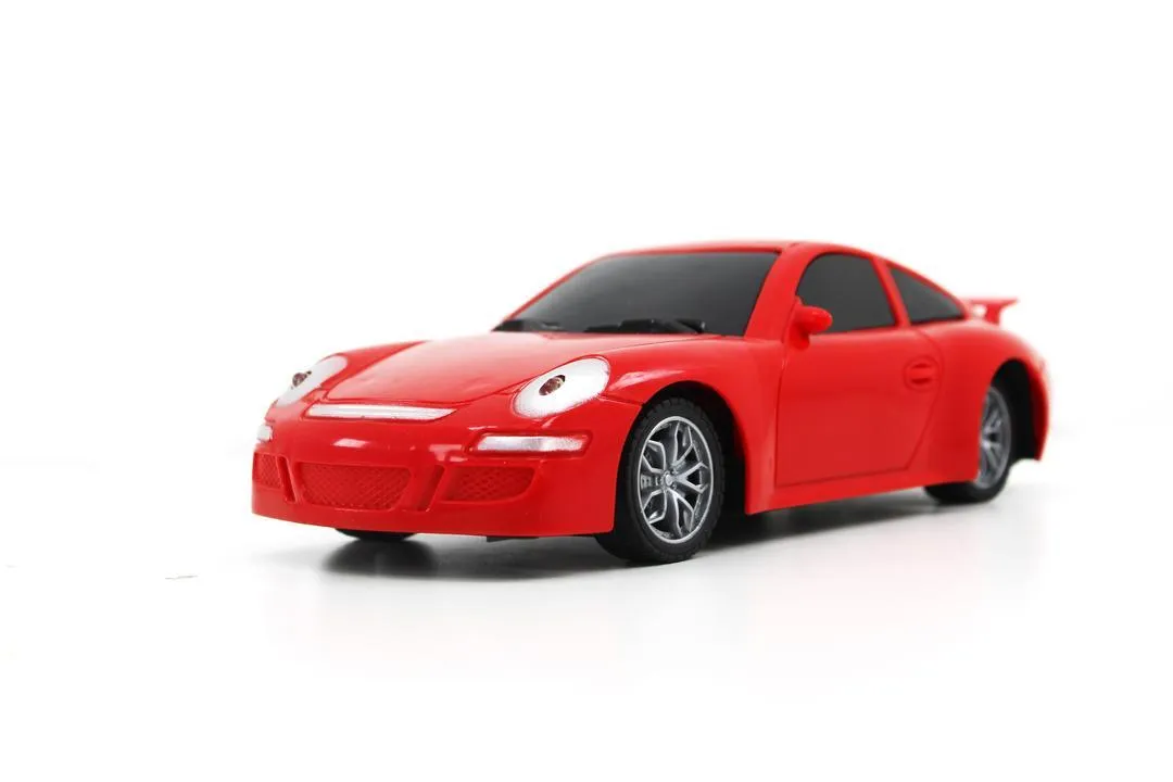 High Speed Drift Red Porsche RC Electric Sport Race Car Rechargeable Realistic Model