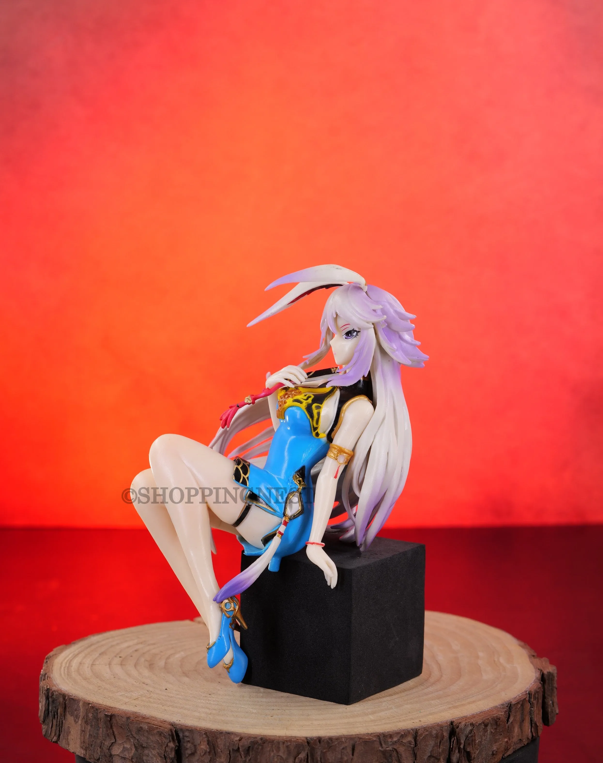 Honkai Impact Yae Sajura Blue Dress PVC Action Figure Collectible Decorative Statue PVC