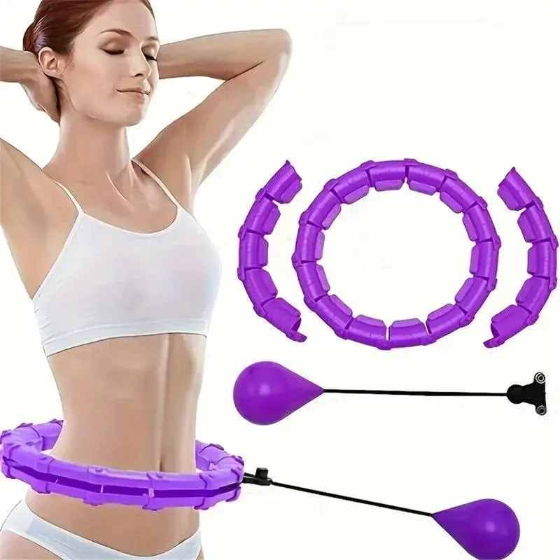 Hula Hoop for Adults - Adjustable 24-Section Exercise Hoop