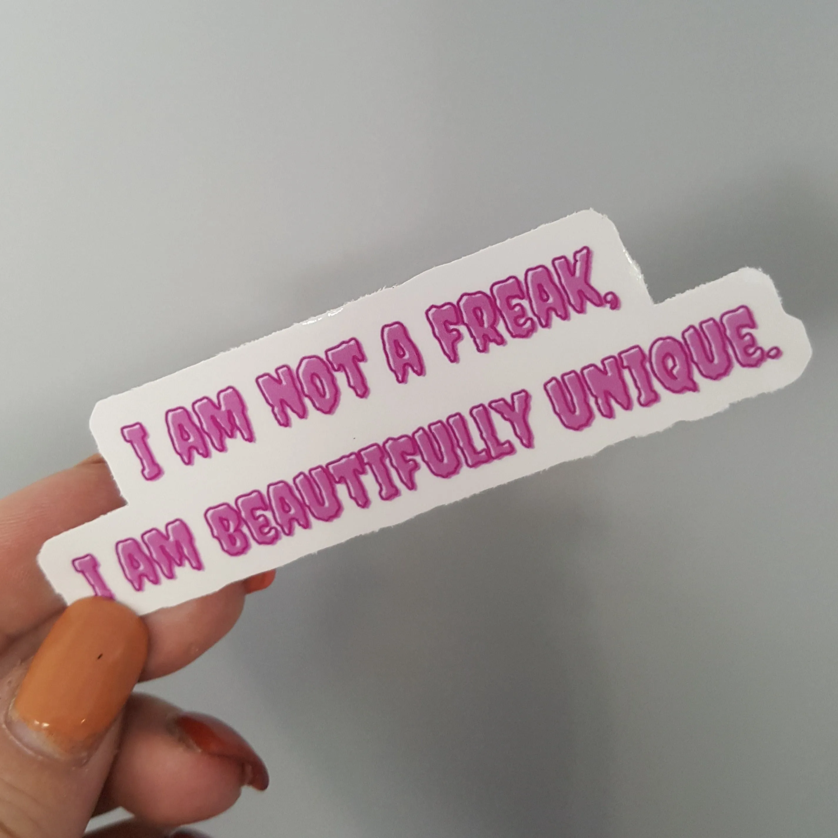 I'm not a freak... sticker