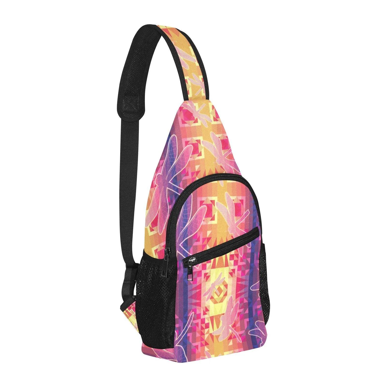 Kaleidoscope Dragonfly Chest Bag