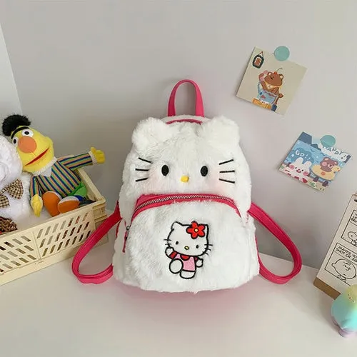 Kawaii Cartoon Plush Backpack