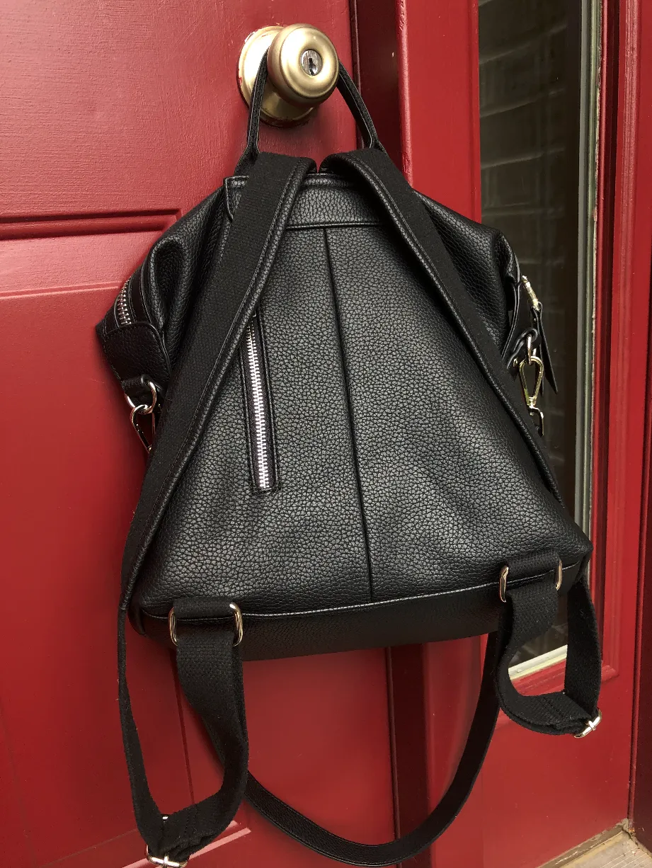 Kenzie Luxury Vegan Backpack with Strap