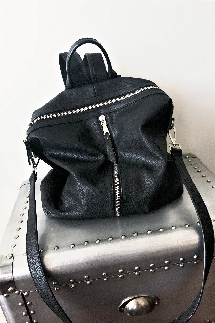 Kenzie Luxury Vegan Backpack with Strap