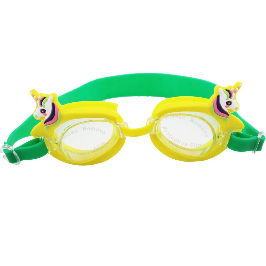 Kids Swim Goggles Adjustable Anti-Fog UV Protection with Soft Leak-Proof Seals Perfect for Swimming