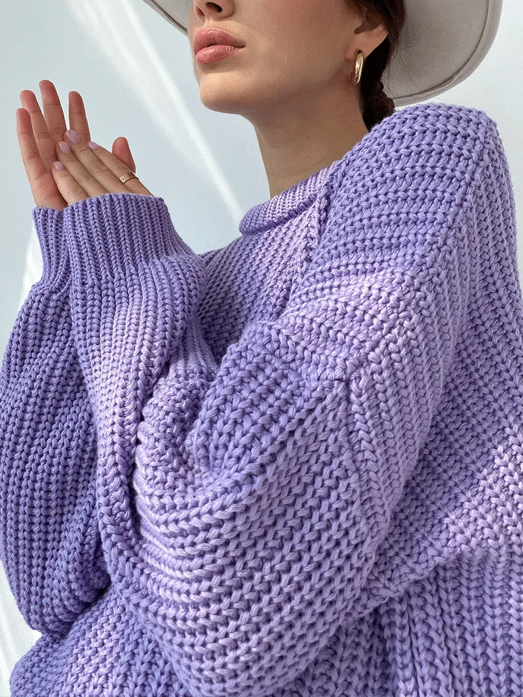 Knitted Solid Graceful Pocket Sweater Cardigan