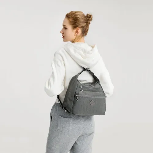 Kono Three Way Multipurpose Casual Shoulder Bag - Grey | EH2063