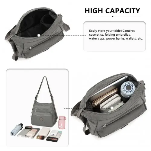 Kono Three Way Multipurpose Casual Shoulder Bag - Grey | EH2063