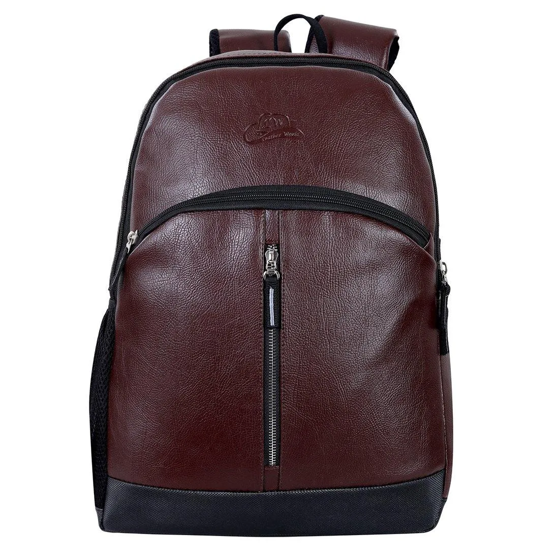 Leather World Unisex Vintage Synthetic Leather Backpack