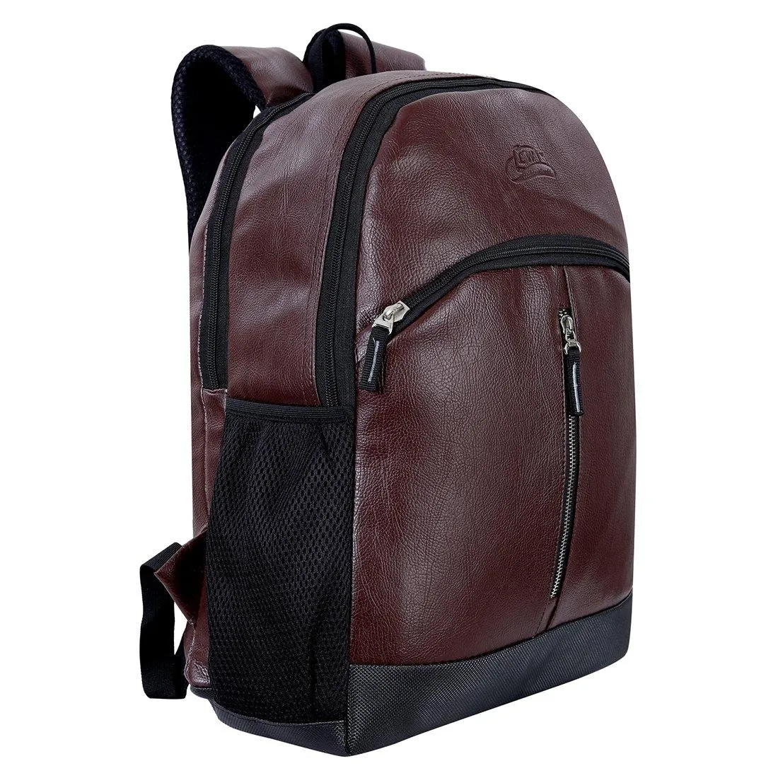 Leather World Unisex Vintage Synthetic Leather Backpack