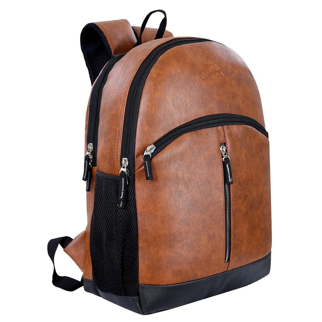 Leather World Unisex Vintage Synthetic Leather Backpack