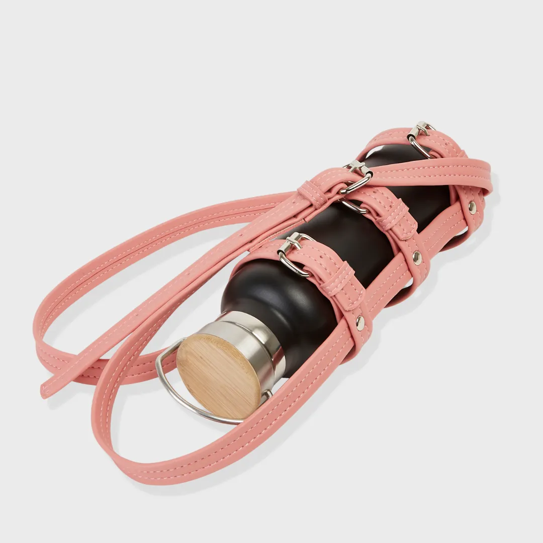 L'EAU PASTEL VEGAN LEATHER BOTTLE HOLDER SUNSET