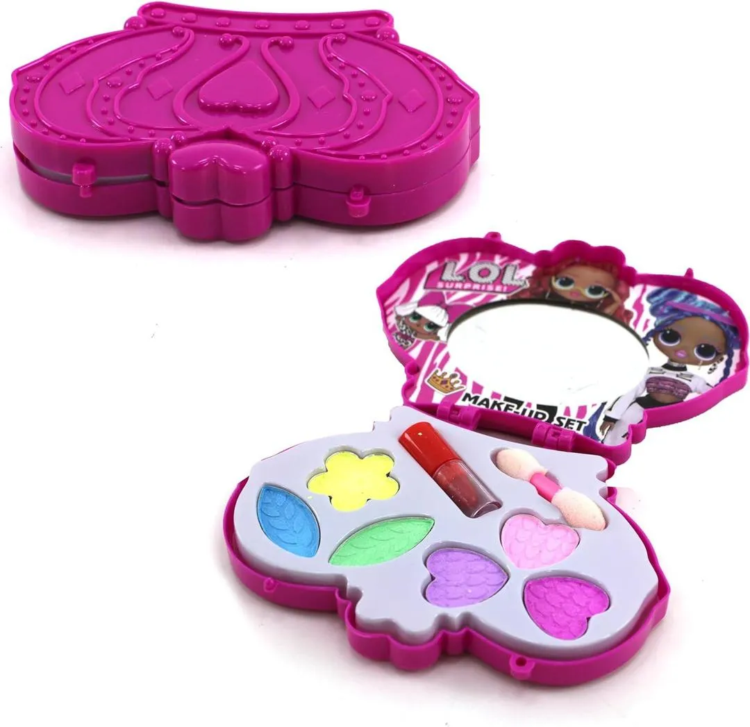 Lol Mini Make Up Toy Set for Girls Pretend Play Princess Dress-Up Makeup Set