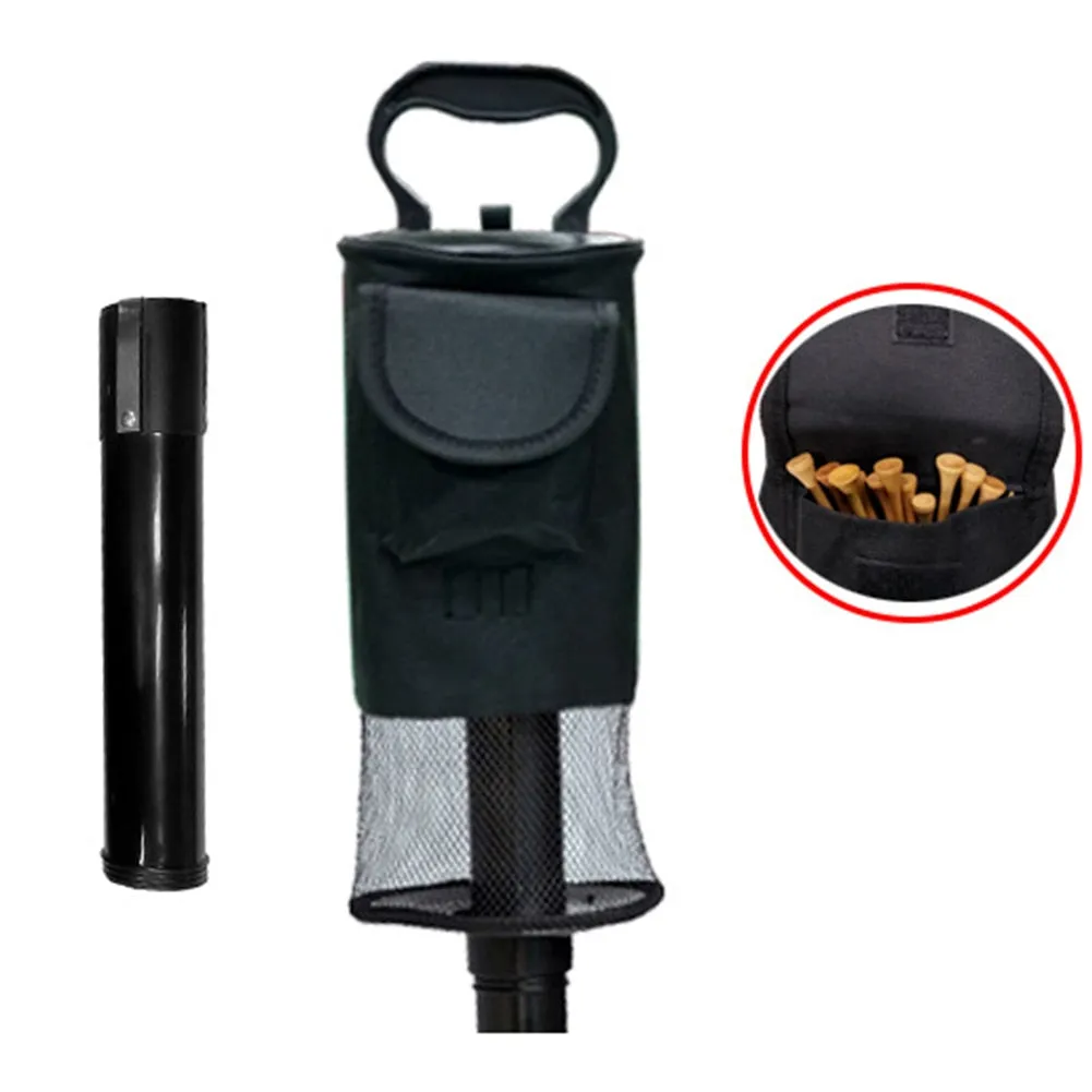 Long Handle Golf Ball Picker Large Hold Waterproof Shag Nylon Bag