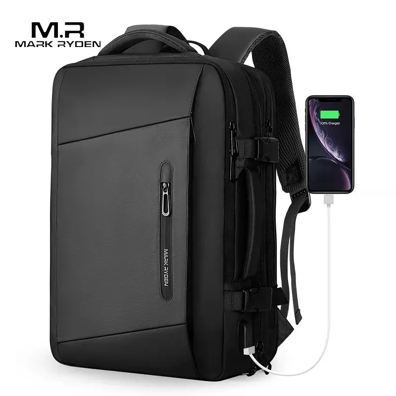 Mark Ryden MR-9299 17-inch Laptop Computer Business Backpack USB Charging