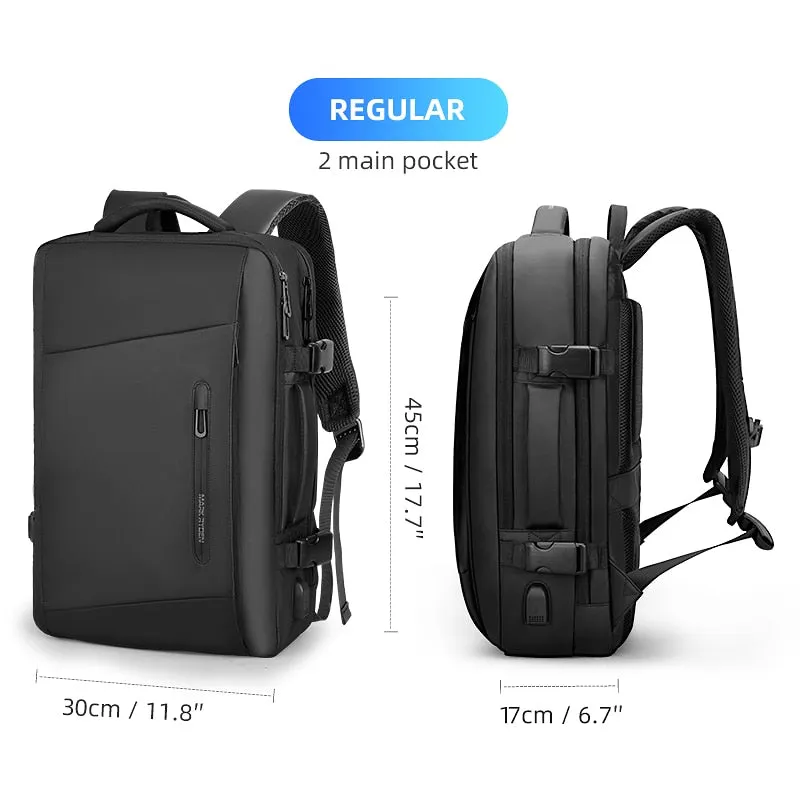 Mark Ryden MR-9299 17-inch Laptop Computer Business Backpack USB Charging