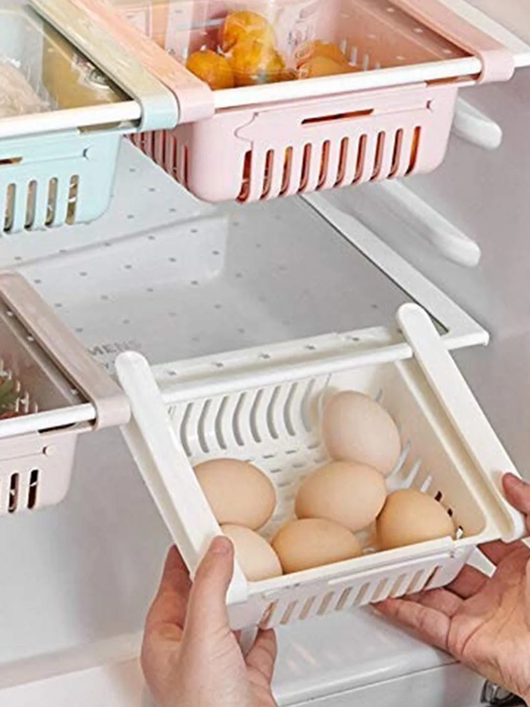 Market99 Pull-Out Refrigerator Shelf Storage Box