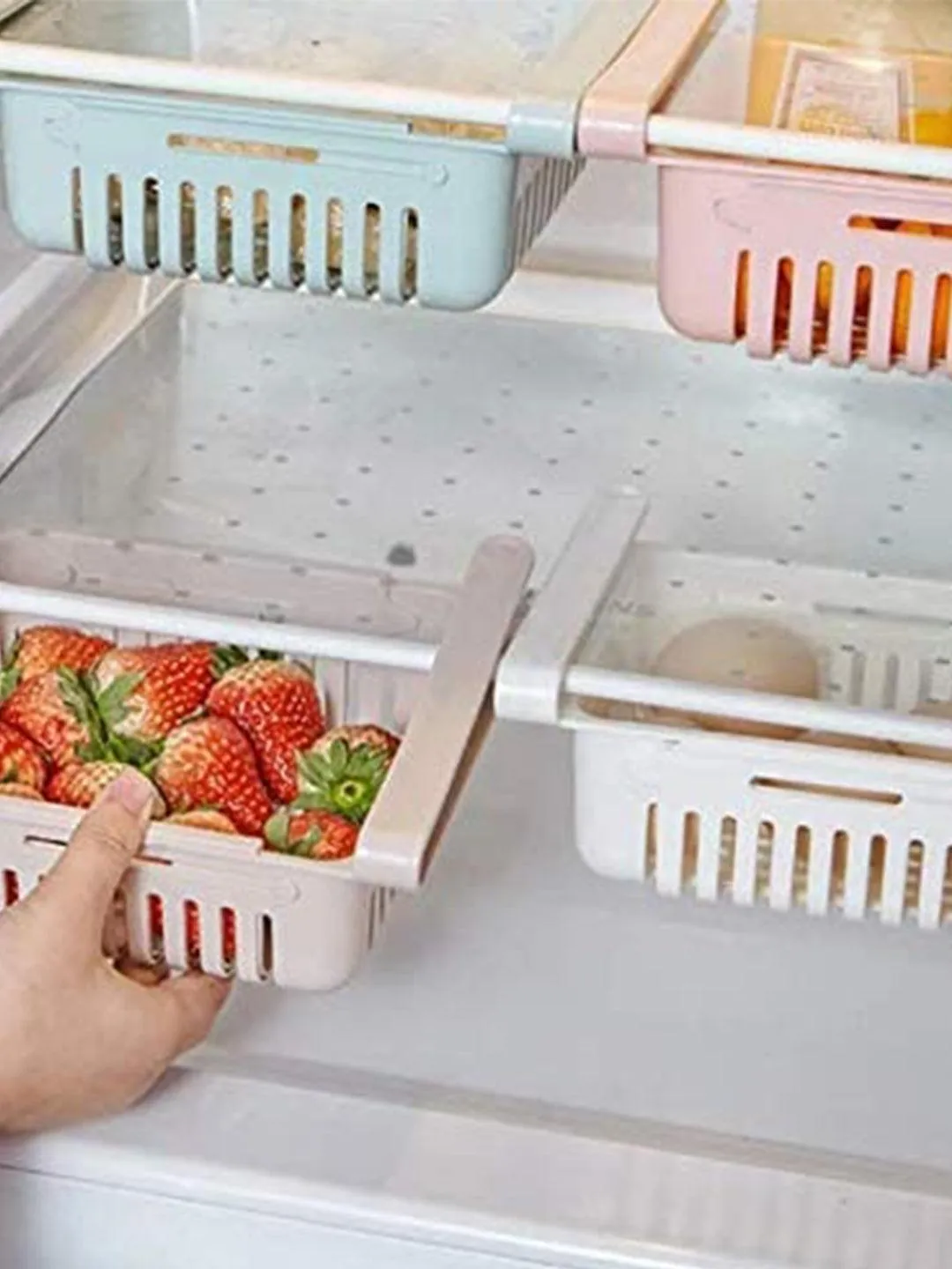 Market99 Pull-Out Refrigerator Shelf Storage Box