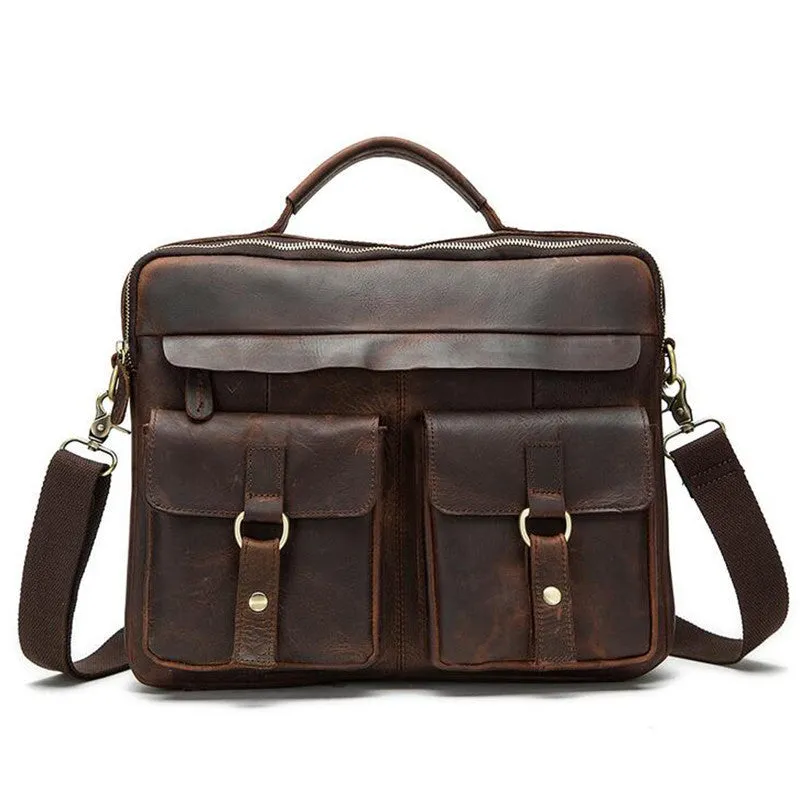 Men's Briefcase Of Genuine Leather