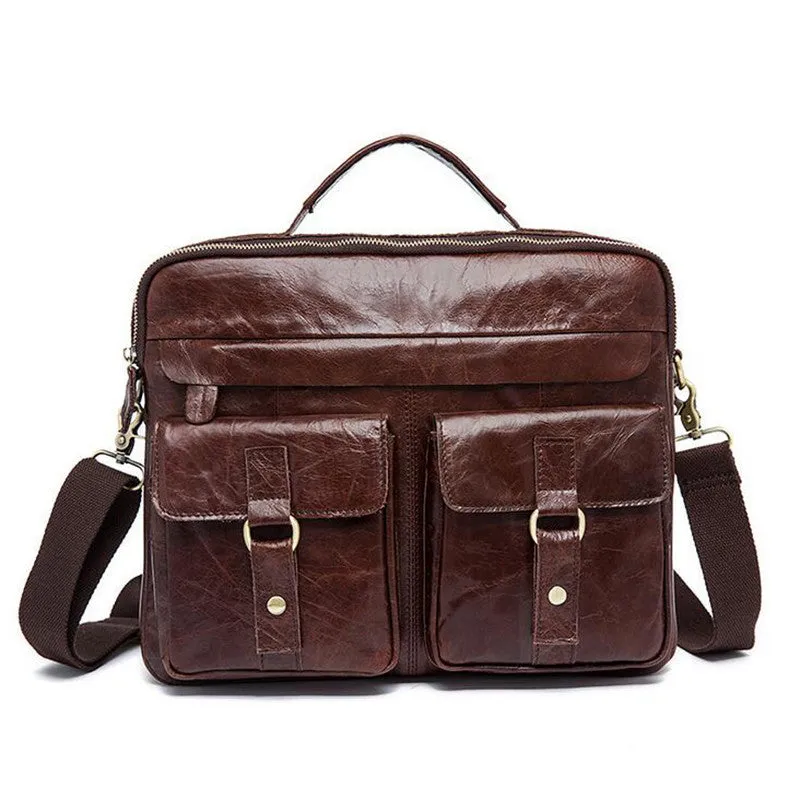 Men's Briefcase Of Genuine Leather