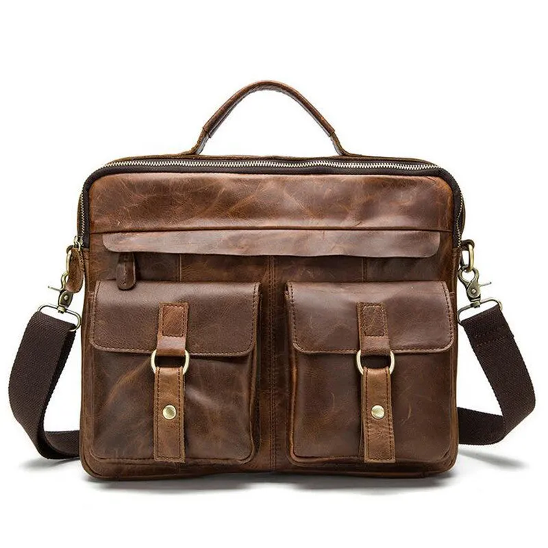 Men's Briefcase Of Genuine Leather