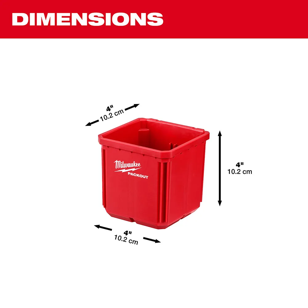 Milwaukee 48-22-8062 Bin Set for PACKOUT w/ Organizers - 2 PK