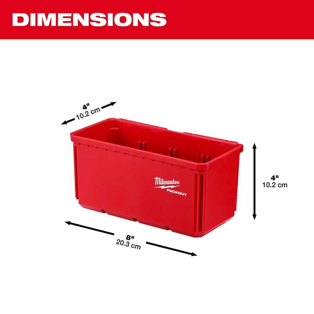 Milwaukee 48-22-8063 Large Bin Set for PACKOUT w/ Organizers - 2 PK