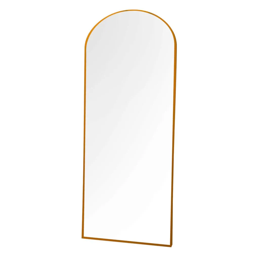 Modena Gold 80 x 180cm Arch Leaner Mirror by Tara Lane