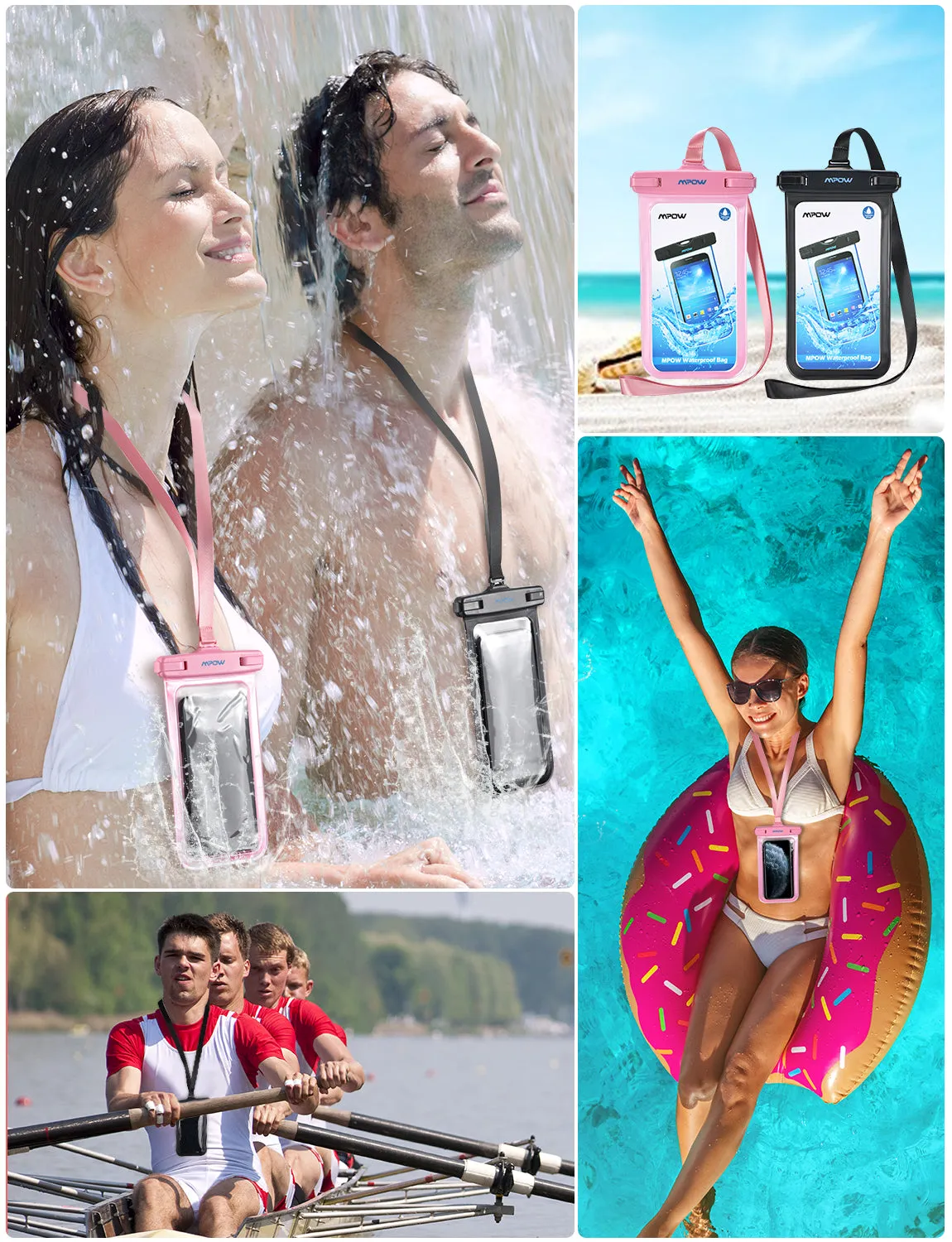 MPOW PA085B Waterproof Phone Pouch